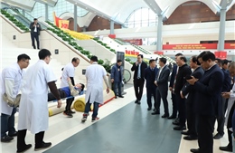 Diễn tập y tế phục vụ Đại hội lần thứ XIV của Đảng