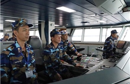 Tàu cảnh sát biển Việt Nam lên đường kiểm tra liên hợp nghề cá Vịnh Bắc Bộ lần thứ 2