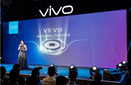 Vivo V11 - màn hình giọt nước, cảm biến vân tay dưới màn hình về Việt Nam