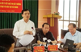 Thủ tướng chỉ đạo điều tra, xử lý nghiêm vụ điểm thi bất thường ở Hà Giang