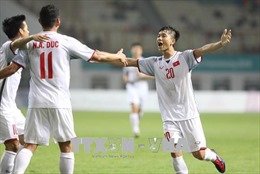 ASIAD 2018: Cận cảnh trận thắng giòn giã 2-0 của Olympic Việt Nam trước Olympic Nepal
