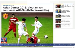 Báo chí thế giới ca ngợi chiến thắng của Olympic Việt Nam