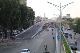 Yêu cầu rút ngắn 6 tháng với cầu vượt tại nút giao An Dương - đường Thanh Niên