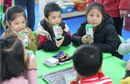 Biết bao sự chung tay để có ly sữa học đường an toàn, hiệu quả cho trẻ em Thủ đô