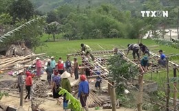 Lốc xoáy, lũ quét gây thiệt hại tại Lào Cai