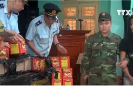 Lạng Sơn bắt vụ vận chuyển trái phép hơn 1,5 tạ pháo