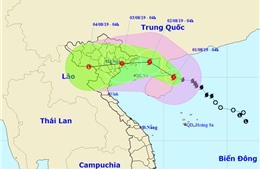 Thời tiết ngày 1/8: Tối nay, bão số 3 sẽ đi vào phía Bắc Vịnh Bắc Bộ