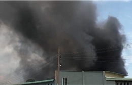 Cháy lớn thiêu rụi 3 xưởng sản xuất tại thành phố Hồ Chí Minh