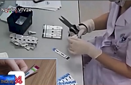 Bệnh viện Xanh Pôn thông tin về vụ cắt đôi que thử HIV