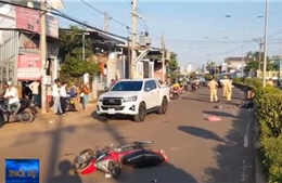 Xe máy tông liên tiếp khiến 2 người tử vong