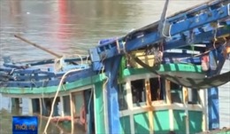 Tìm thấy thi thể 3 thuyền viên bị mất tích trong vụ chìm tàu cá trên biển Cà Mau