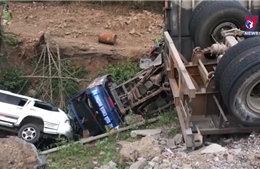 10 người bị thương trong vụ tai nạn giao thông liên hoàn ở Quảng Trị