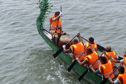 Sôi nổi Giải bơi chải thành phố Việt Trì nhân Giỗ Tổ Hùng Vương 2022