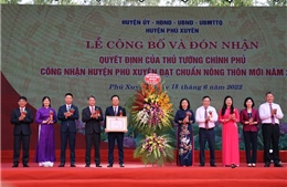 Huyện Phú Xuyên, Hà Nội đón quyết định công nhận huyện Nông thôn mới năm 2020