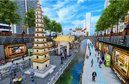 Phối cảnh 3D mới nhất về thiết kế Công viên lịch sử - văn hóa - tâm linh sông Tô Lịch