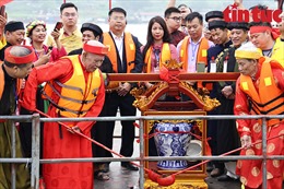 Rước kiệu, thỉnh nước trong lễ hội truyền thống làng Yên Duyên