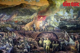 Chiêm ngưỡng bức panorama mô tả toàn bộ chiến dịch Điện Biên Phủ 