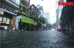 Hà Nội: Tập trung ứng trực để chống úng ngập trong những trận mưa tiếp theo