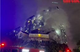 Cháy nhà hàng tại Khu đô thị Kim Văn - Kim Lũ trong đêm 