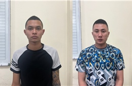 Công an quận Bắc Từ Liêm bắt giữ 2 đối tượng cướp xe máy sau 24 giờ gây án