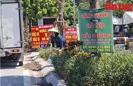  Đại lộ Chu Văn An biến thành ‘bãi xe giao nhận hàng hóa’