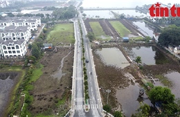 Khu hồ sen dự định làm nơi lắng nước &#39;rửa&#39; sông Tô Lịch