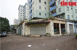 Nhiều ki ốt bị bỏ hoang gây lãng phí và mất mỹ quan