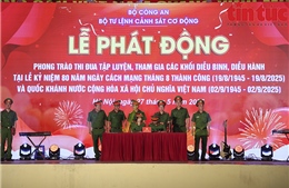 Lực lượng Cảnh sát cơ động phát động phong trào thi đua tập luyện diễu binh, diễu hành