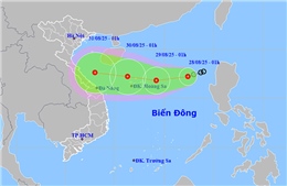 Thời tiết ngày 28/8: Áp thấp nhiệt đới gây biển động mạnh ở Biển Đông