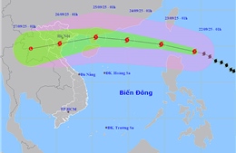 Thời tiết ngày 22/9: Siêu bão Ragasa mạnh cấp 16, giật trên cấp 17 tiến vào Biển Đông