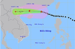 Thời tiết ngày 24/9: Siêu bão tiến vào Bắc Biển Đông, cảnh báo mưa lớn và gió giật mạnh