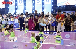 1.200 &#39;vận động viên nhí&#39; hào hứng vượt mê cung mini