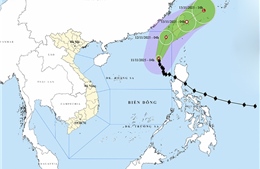 Thời tiết ngày 11/11: Bão Fung Wong di chuyển lên phía đông bắc Biển Đông và suy yếu dần