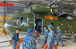 Sư đoàn 372 sẵn sàng bay cứu trợ đồng bào lũ lụt khu vực miền Trung