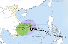 Thời tiết ngày 29/11: Bão số 15 duy trì cường độ mạnh, di chuyển chậm trên khu vực giữa Biển Đông