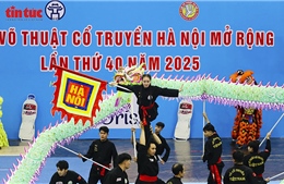 Khai mạc Giải Võ thuật cổ truyền Hà Nội mở rộng 2025
