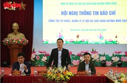 Nhiều đổi mới trong Lễ hội Du lịch Chùa Hương năm 2026