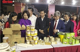 Không gian mua sắm, trải nghiệm Tết cổ truyền tại Hội chợ Hoa Xuân Bính Ngọ 2026 ở Kiều Phú