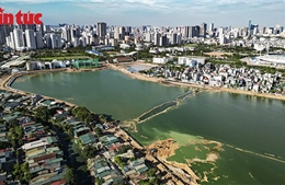 Hà Nội đẩy nhanh tiến độ xây dựng các hồ điều hòa chống ngập