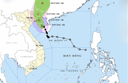 Thời tiết ngày 4/7: Bão số 1 áp sát Quảng Ninh, Bắc Bộ mưa rất lớn