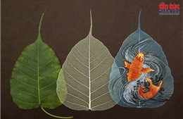 Từ lá bồ đề rụng đến sản phẩm giá hàng chục triệu đồng