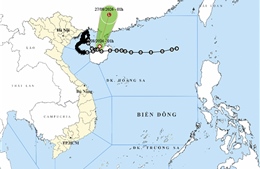 Thời tiết ngày 26/8: Bão số 4 suy yếu thành áp thấp nhiệt đới, Bắc Bộ mưa to cục bộ