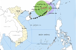 Thời tiết ngày 2/9: Bão số 5 duy trì sức gió cấp 8, giật cấp 10 trên Biển Đông