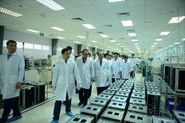 Phái đoàn cấp cao Triều Tiên thăm Tổ hợp nghiên cứu, sản xuất thiết bị dân sự của Viettel
