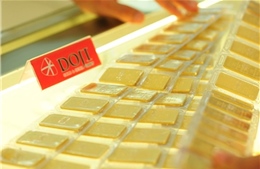 Vàng thế giới giảm mạnh, giá SJC trong nước không biến động nhiều