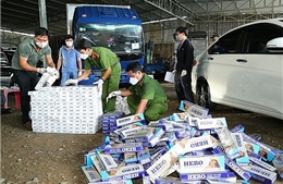Tịch thu 11.000 bao thuốc lá lậu tại tỉnh Sóc Trăng