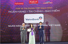 &#39;Alias - Biệt danh tài khoản&#39; của VietinBank lọt Top 10 Tin dùng Việt Nam 2021