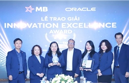 MB nhận giải thưởng Innovation Excellence Award do Oracle vinh danh