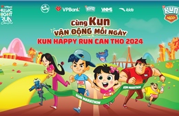 KUN Happy Run Cần Thơ 2024: Sân chơi thể thao đỉnh cao, căng trào cảm xúc