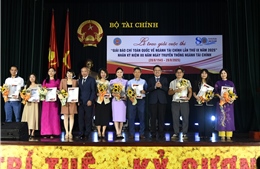 Báo Tin tức và Dân tộc đạt giải C &#39;Giải báo chí toàn quốc về ngành Tài chính&#39;